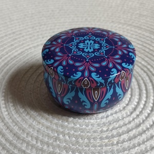 Mandala mintás illatgyertya fedeles tégelyben - otthon & életmód - gyertya, illat, aroma - párologtató - Meska.hu