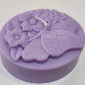  Pillangós virágos gyertya - otthon & életmód - gyertya, illat, aroma - aromalámpa - Meska.hu