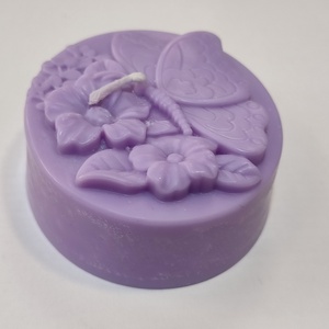  Pillangós virágos gyertya - otthon & életmód - gyertya, illat, aroma - aromalámpa - Meska.hu