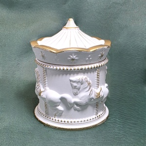 Illatgyertya körhinta kerámiában - otthon & életmód - gyertya, illat, aroma - gyertya - Meska.hu