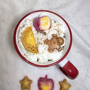 Fűszeres sült alma illatgyertya bögrében - otthon & életmód - gyertya, illat, aroma - gyertya - Meska.hu