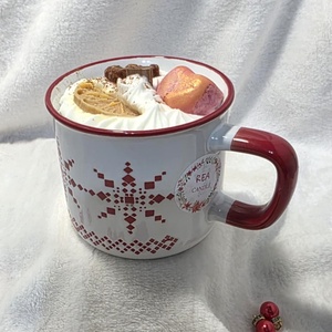 Fűszeres sült alma illatgyertya bögrében, Otthon & Életmód, Gyertya, illat, aroma, Gyertya, Gyertya-, mécseskészítés, MESKA