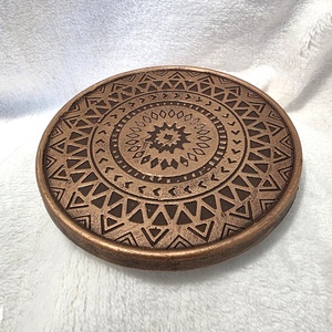 Mandala gyertyaalátét - Meska.hu