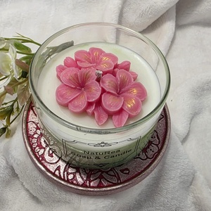 Hortenzia szójaviasz illatgyertya - otthon & életmód - gyertya, illat, aroma - gyertya - Meska.hu