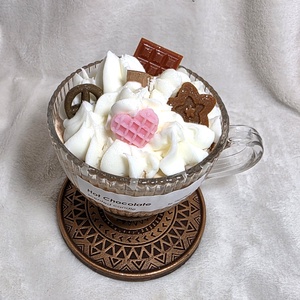 Forró Csoki desszertgyertya - otthon & életmód - gyertya, illat, aroma - gyertya - Meska.hu