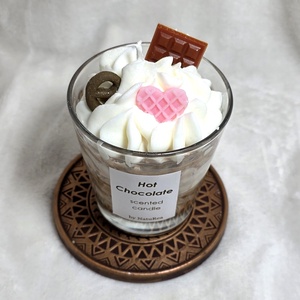 Forró Csoki desszertgyertya - otthon & életmód - gyertya, illat, aroma - gyertya - Meska.hu