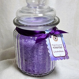 Magnéziumos fürdősó levendula illóolajjal - Meska.hu