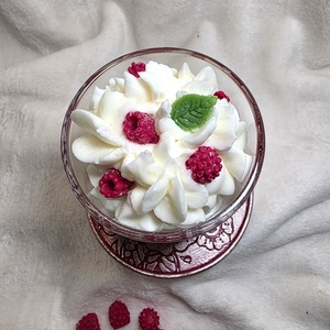 Málna és karamell szójaviasz illatgyertya - otthon & életmód - gyertya, illat, aroma - gyertya - Meska.hu