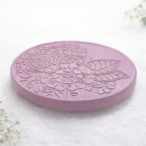 Kerámia alátét - Mandala / Púder-rosegold - Meska.hu