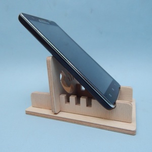 Fa asztali telefontartó állítható meredekséggel - Meska.hu