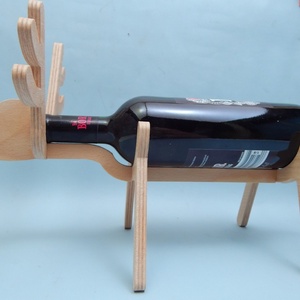 Fa szarvas bortartó - otthon & életmód - konyhafelszerelés, tálalás - tálalás - bortartó - Meska.hu