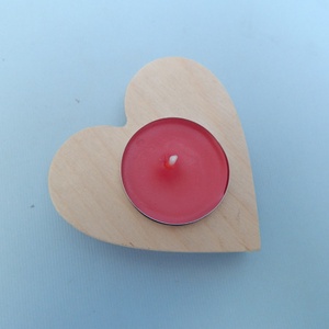 Fa szív alakú mécsestartó - otthon & életmód - gyertya, illat, aroma - mécses és mécsestartó - Meska.hu