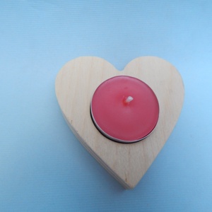 Fa szív alakú mécsestartó - otthon & életmód - gyertya, illat, aroma - mécses és mécsestartó - Meska.hu