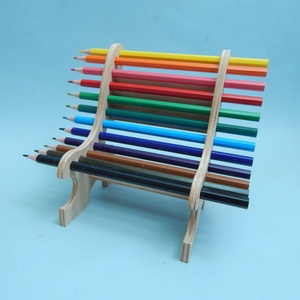 Fa színes ceruzatartó pad, Otthon & Életmód, Papír, írószer, Tolltartó & Ceruzatekercs, Famegmunkálás, MESKA