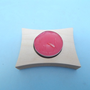 Fa rombusz alakú mécsestartó kicsi, Otthon & Életmód, Gyertya, illat, aroma, Mécses és mécsestartó, Famegmunkálás, MESKA