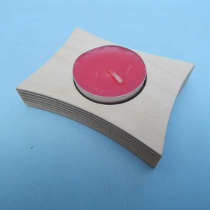 Fa rombusz alakú mécsestartó kicsi - otthon & életmód - gyertya, illat, aroma - mécses és mécsestartó - Meska.hu