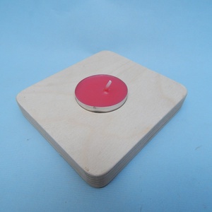 Fa kocka alakú mécsestartó - otthon & életmód - gyertya, illat, aroma - mécses és mécsestartó - Meska.hu