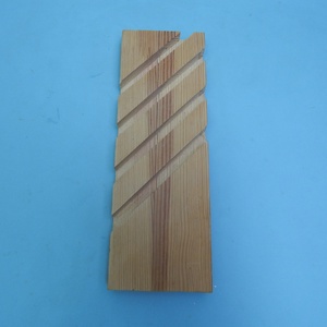 Fa névjegykártyatartó csíkos - otthon & életmód - dekoráció - asztal és polc dekoráció - asztaldísz - Meska.hu