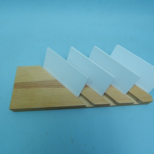 Fa névjegykártyatartó csíkos, Otthon & Életmód, Dekoráció, Asztal és polc dekoráció, Asztaldísz, Famegmunkálás, MESKA