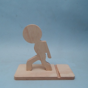 Fa asztali telefontartó ember - otthon & életmód - tárolás & rendszerezés - asztali telefontartó - Meska.hu