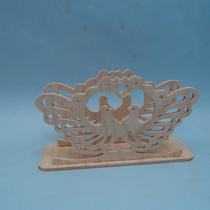 Fa asztali szalvétatartó galambos - otthon & életmód - konyhafelszerelés, tálalás - tálalás - szalvétatartó, szalvétagyűrű - Meska.hu