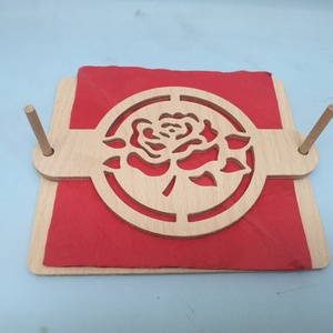 Fa virágmintás szalvétatartó nehezékkel - otthon & életmód - konyhafelszerelés, tálalás - tálalás - szalvétatartó, szalvétagyűrű - Meska.hu