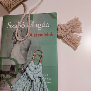 Makramé könyvjelző három színben (3db/csomag) - könyv & zene - könyvjelző - Meska.hu