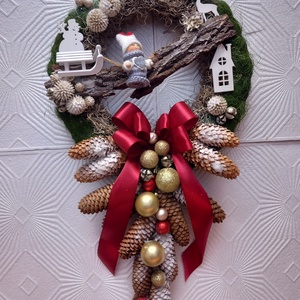 Klasszikus karácsonyi kopogtató - Meska.hu