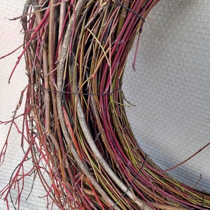 Vastag, 70 cm-es vessző koszorú alap - kellékek & szerszámok - dekorációs kellékek - koszorú, koszorúalap - Meska.hu