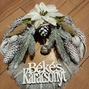 Hamvas karácsonyi kopogtató - Meska.hu