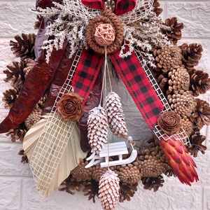 40 cm-es téli kopogtató - Meska.hu