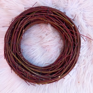 Vörösvessző koszorú alap  - otthon & életmód - dekoráció - ajtó- és ablak dekoráció - ablakmatrica - Meska.hu