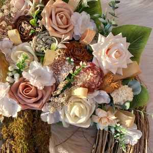 Romantikus Életfa rózsákkal - otthon & életmód - dekoráció - ajtó- és ablak dekoráció - ajtókilincs tábla - Meska.hu