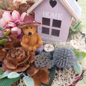 Vessző karikákból készült kosár  -  - Meska.hu