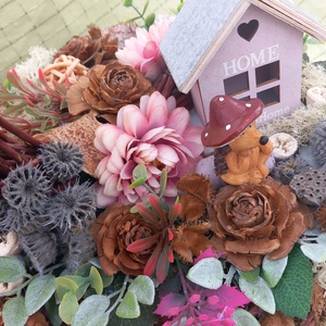 Vessző karikákból készült kosár  -  - Meska.hu