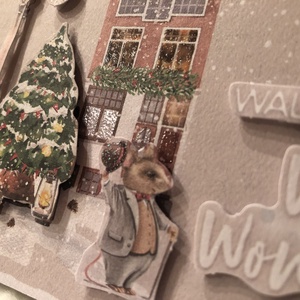 3D Karácsonyi képeslap - otthon & életmód - papír, írószer - Meska.hu