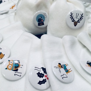 25 db Adventi zsákocska - karácsony - adventi díszek - adventi naptár - Meska.hu