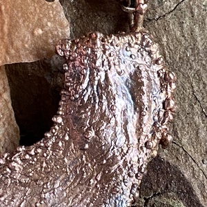 Juhar réz nyaklánc - ékszer - nyaklánc - medálos nyaklánc - Meska.hu