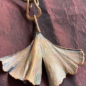 Ginkgo  - ékszer - nyaklánc - medálos nyaklánc - Meska.hu