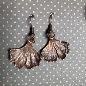 Ginkgo füli - ékszer - fülbevaló - lógó fülbevaló - Meska.hu