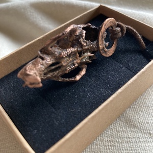 Patkány koponya - ékszer - nyaklánc - hosszú nyaklánc - Meska.hu