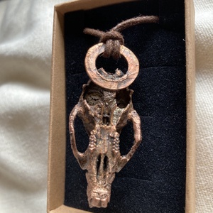 Patkány koponya - ékszer - nyaklánc - hosszú nyaklánc - Meska.hu