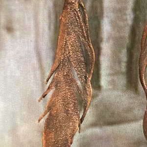 Réz koponya tollakkal - ékszer - nyaklánc - medálos nyaklánc - Meska.hu