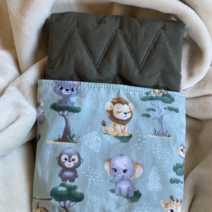 Zöld takaró - otthon & életmód - babaszoba, gyerekszoba - babatakaró, gyerek pléd - Meska.hu