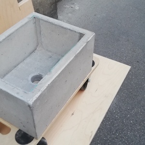 Beton mosdókagyló mosdó mosdótál - otthon & életmód - fürdőszoba - mosdótál - Meska.hu