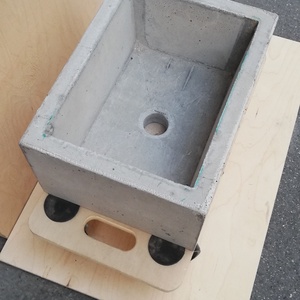 Beton mosdókagyló mosdó mosdótál - otthon & életmód - fürdőszoba - mosdótál - Meska.hu