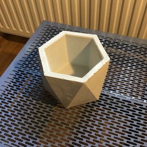 beton design kaspó - otthon & életmód - dekoráció - virágdísz és tartó - cserép & kaspó - Meska.hu