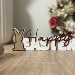 Húsvét felírat, Ünnepi díszek, dekorációk, Húsvéti díszek és dekorációk, Húsvéti asztaldíszek, , MESKA