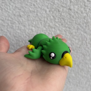 3D nyomtatott papagájos kulcstartó - táska & tok - kulcstartó & táskadísz - kulcstartó - Meska.hu