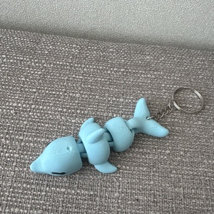 3D nyomtatott delfines kulcstartó� - táska & tok - kulcstartó & táskadísz - kulcstartó - Meska.hu
